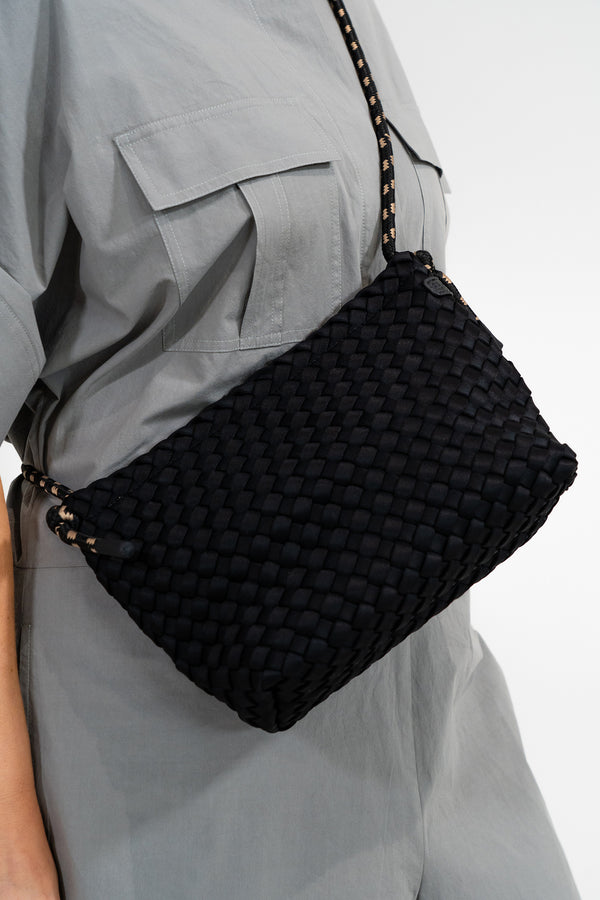 Panama Crossbody - Black Neo Plait