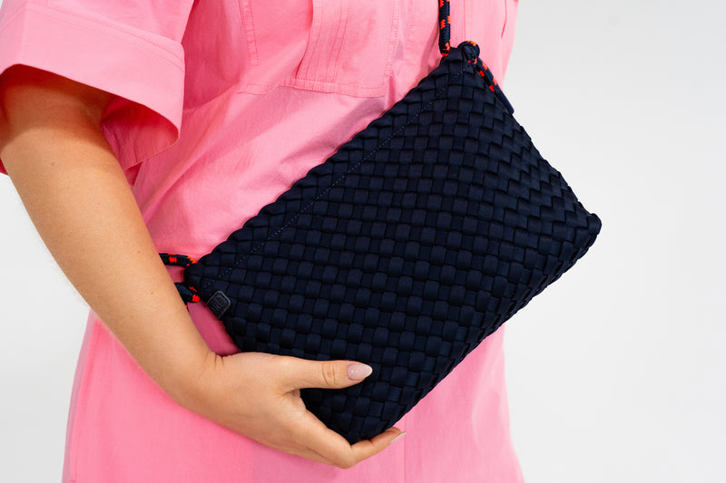 Panama Crossbody - Black Neo Plait