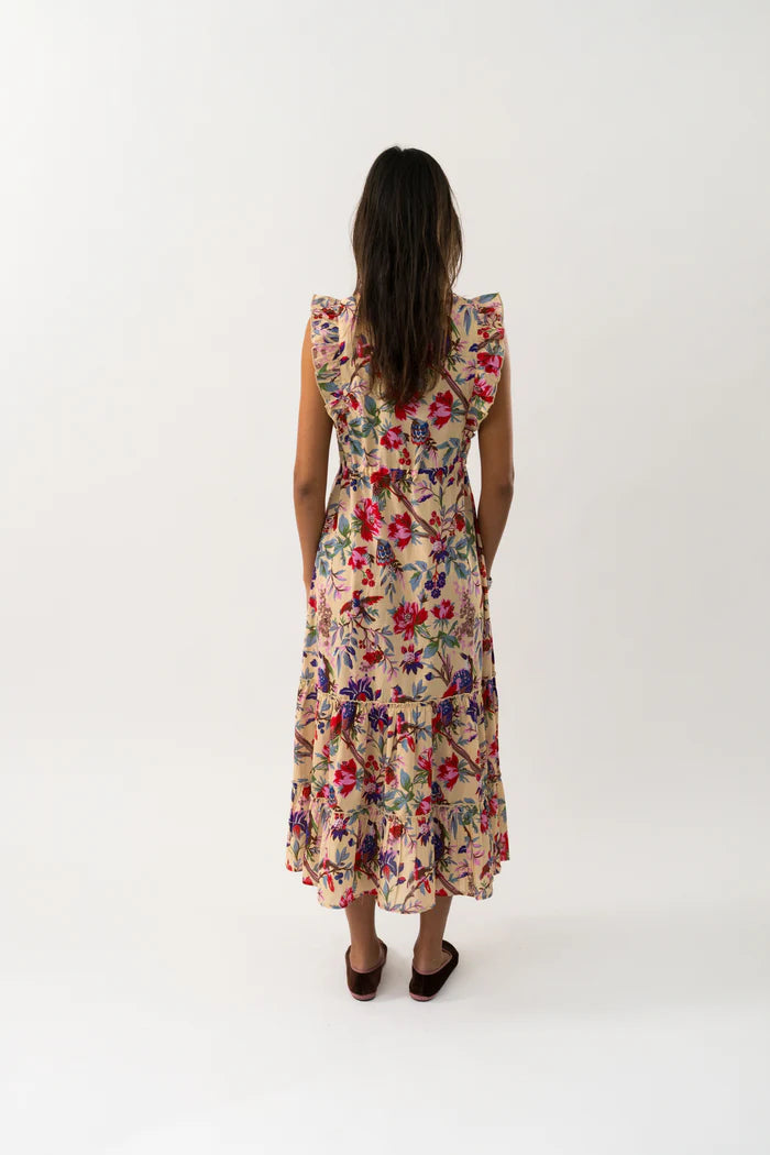 Samo Midi Dress - Floral Print