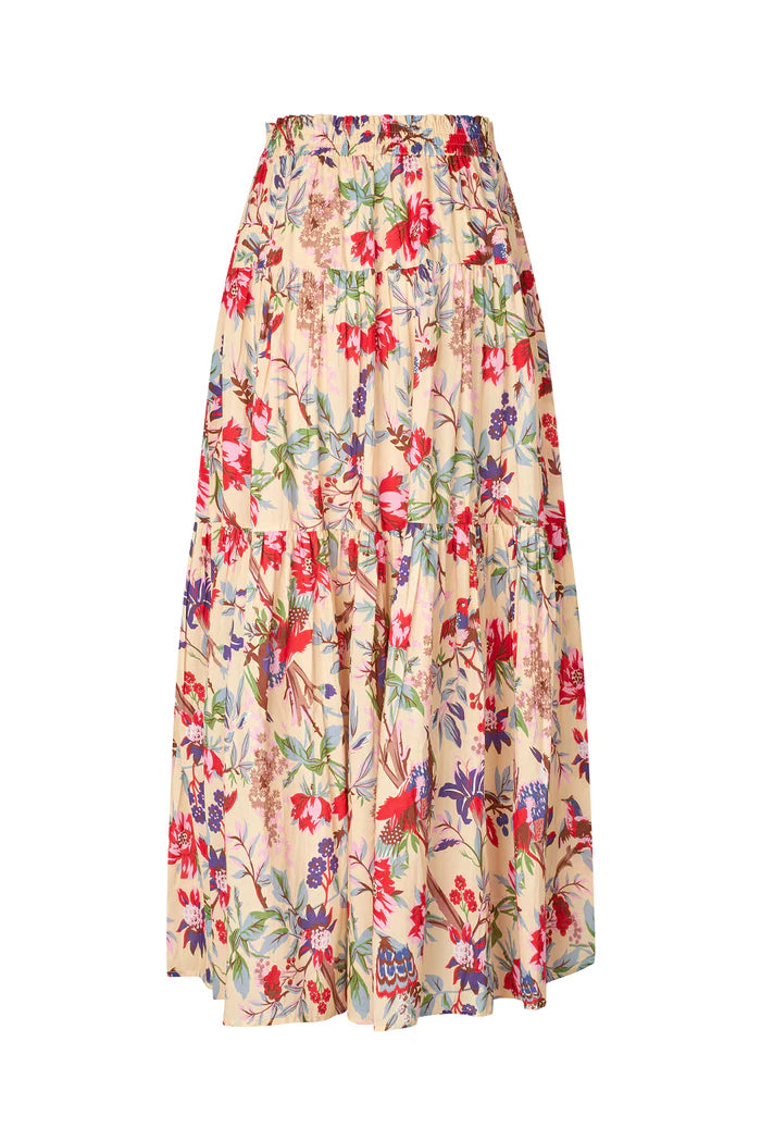 Sunset Maxi Skirt - Flower Print
