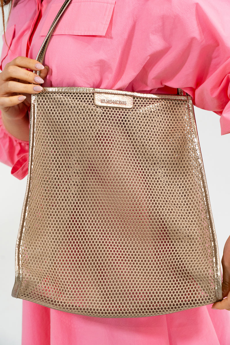 Zanzibar Bag -Taupe Mesh