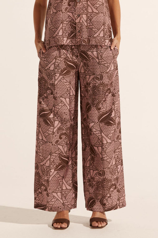 Breeze Pant - Cacao Batik