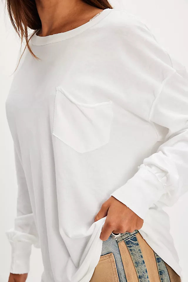 Fade Into You Long Sleeve - Ivory