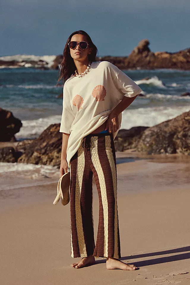 Shell Tee - Ivory Combo