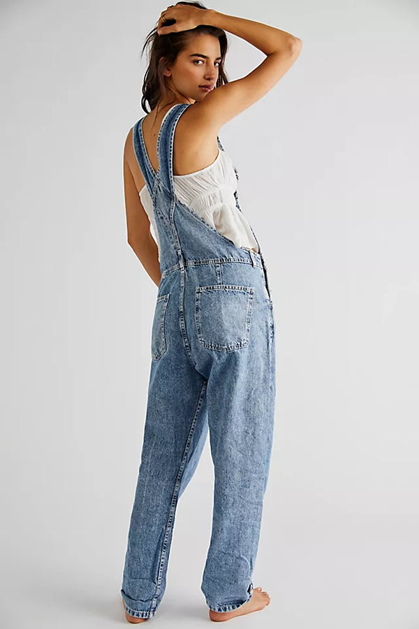 Ziggy Denim Overalls - Powder Blue