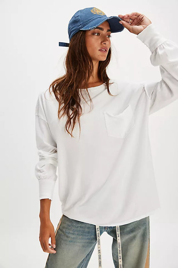 Fade Into You Long Sleeve - Ivory