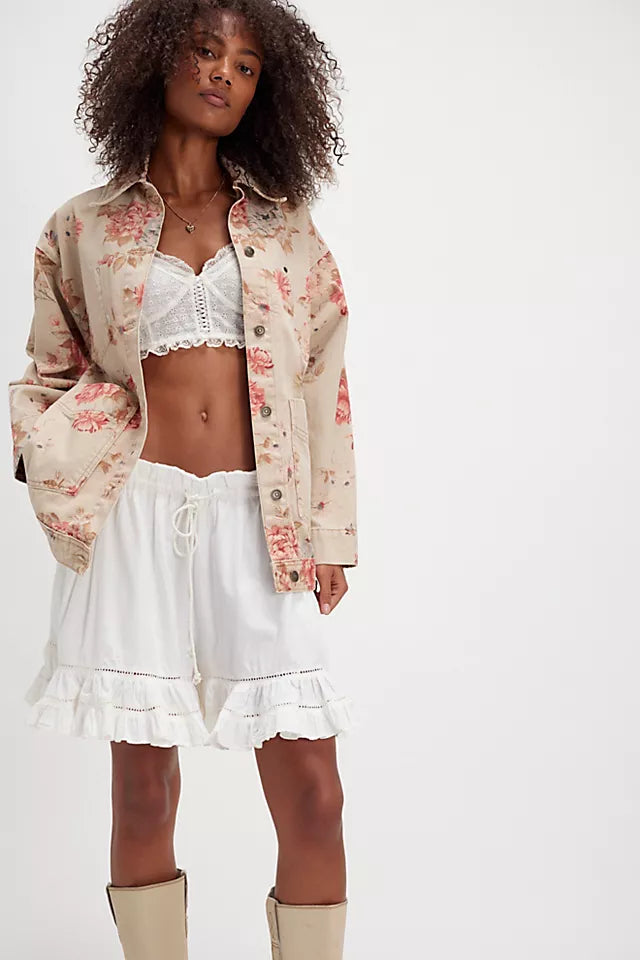 Avery Denim Jacket - Exploded Floral