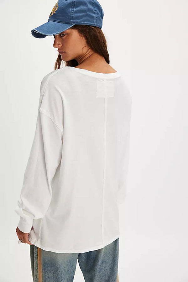 Fade Into You Long Sleeve - Ivory