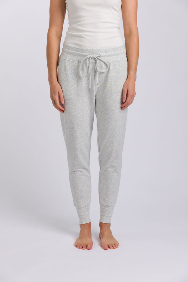 Heavenly Fleece Jogger - Silver Marle