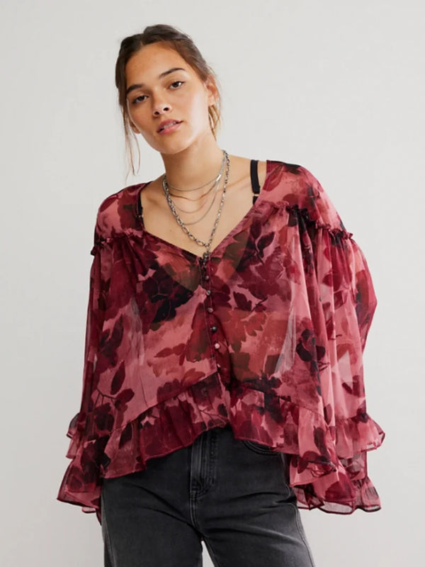 Day Dreaming Blouse - Rose Combo