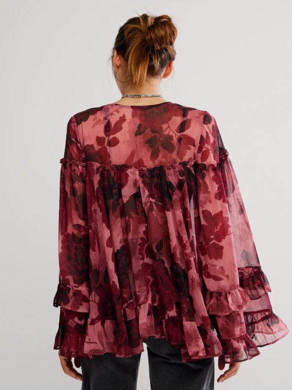 Day Dreaming Blouse - Rose Combo