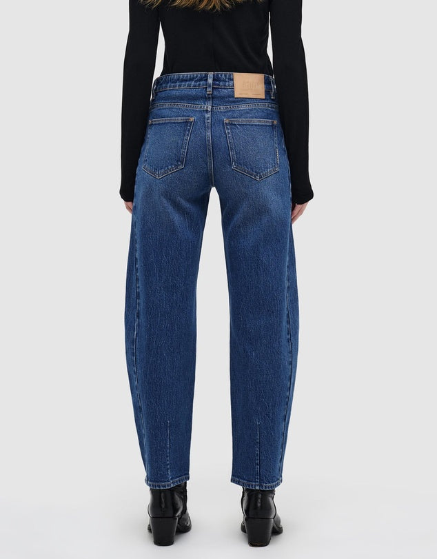 Amber Barrel Jeans - Iris
