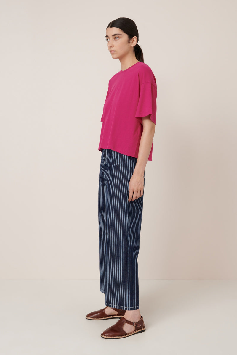 Light Boxy Tee - Magenta