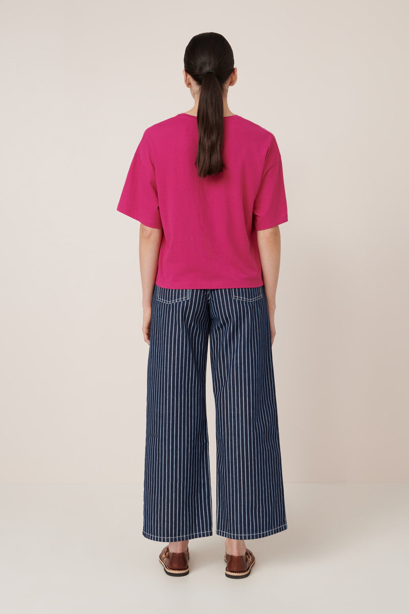 Light Boxy Tee - Magenta