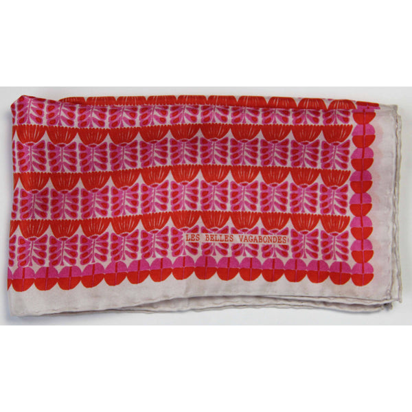 Mini Oslo Silk Scarf - Fuchsia