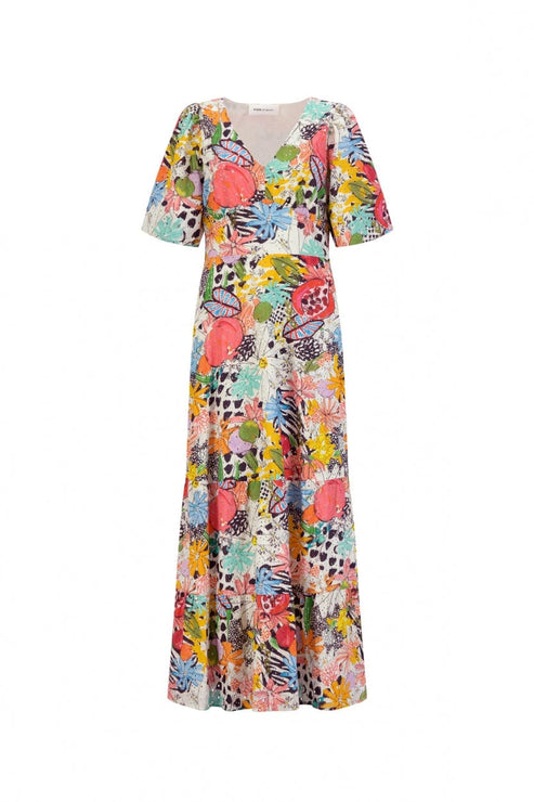 Charley Tropical Bouquet Dress
