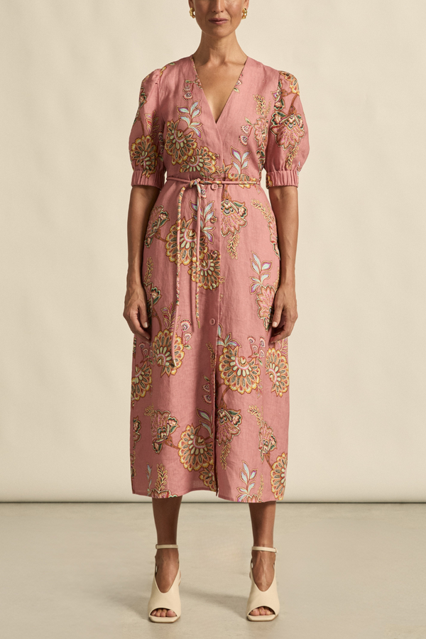 Portrait Dress - K'gari Bloom