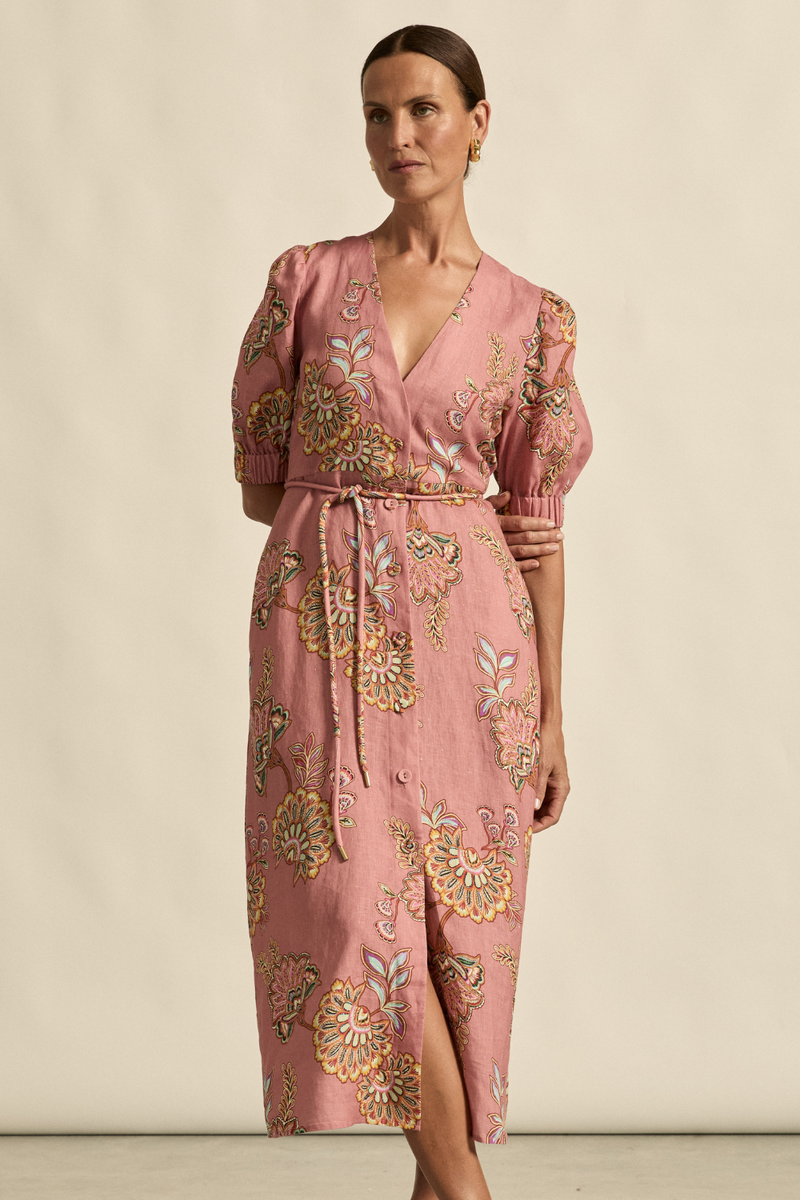 Portrait Dress - K'gari Bloom