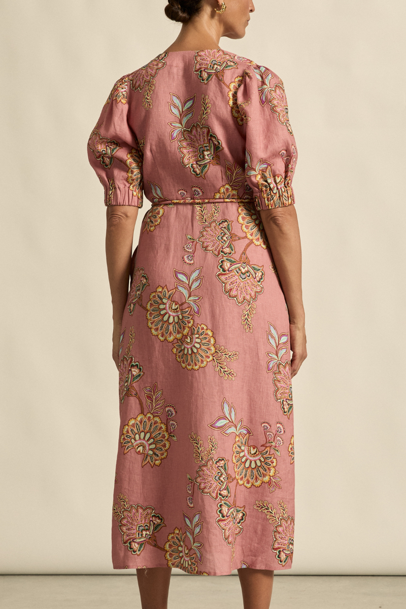 Portrait Dress - K'gari Bloom