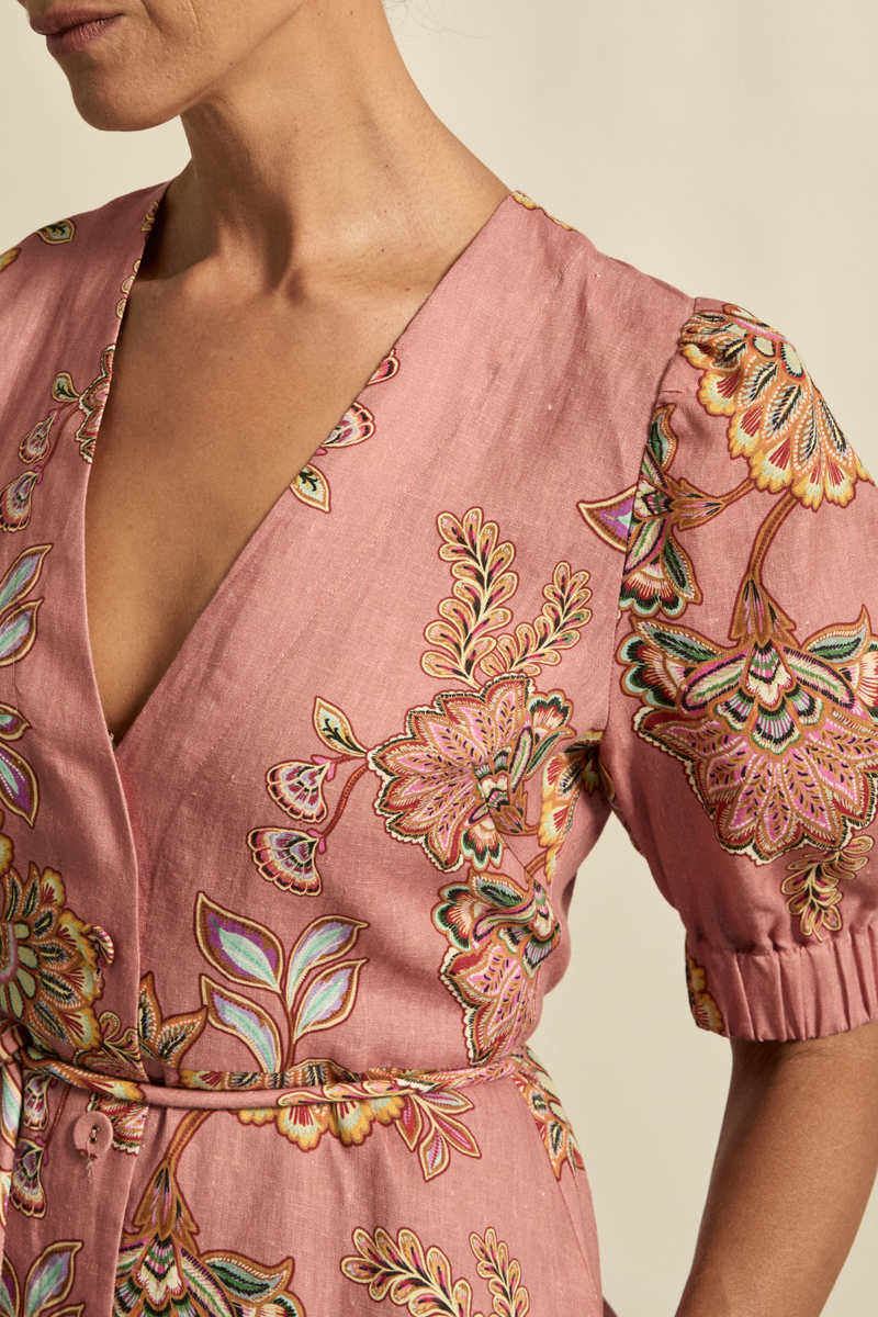 Portrait Dress - K'gari Bloom