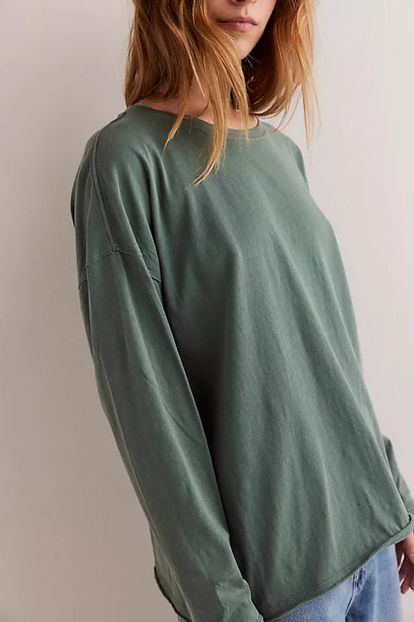 Nina Long Sleeve Tee - Topiary